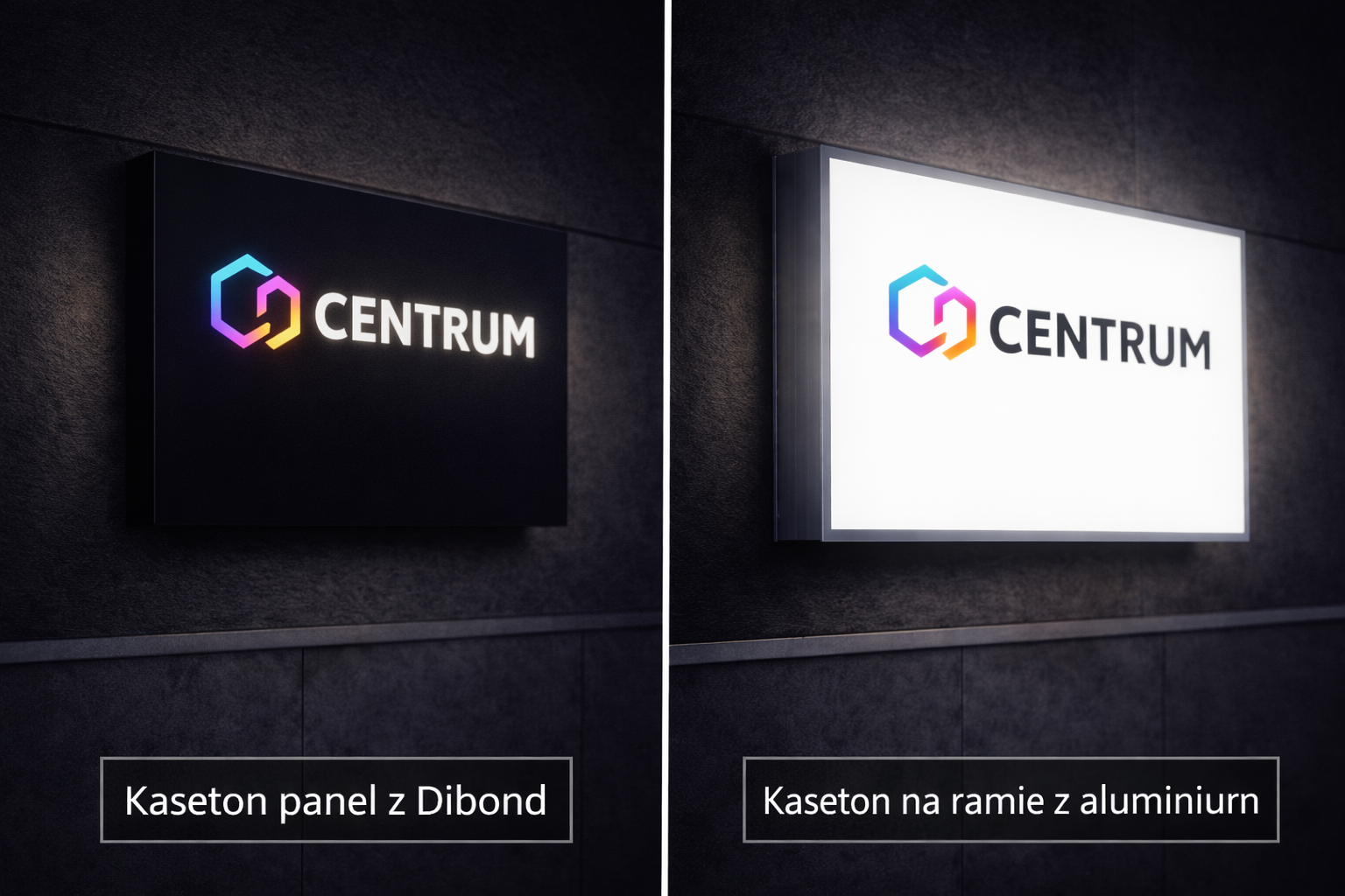 Budowa kasetonu świetlnego — konstrukcja, lico i podświetlenie