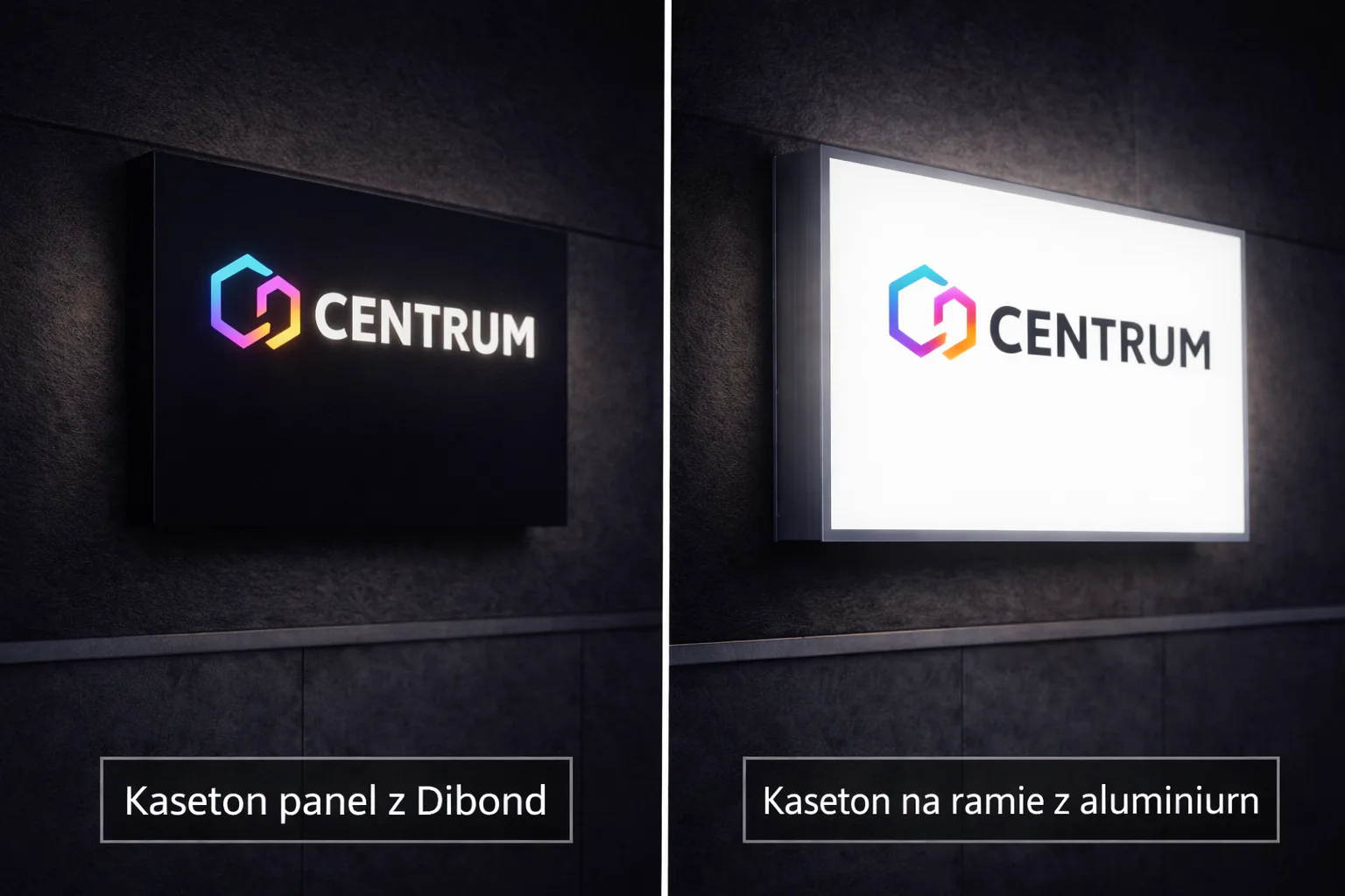 Budowa kasetonu świetlnego — konstrukcja, lico i podświetlenie